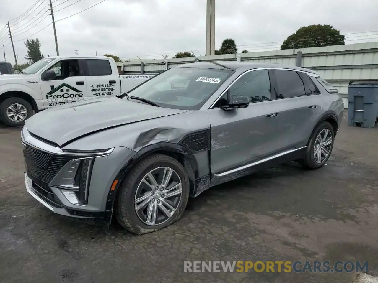 1 fotografías del automóvil dañado 1GYKPMRK6RZ143540 CADILLAC LYRIQ TECH 2024