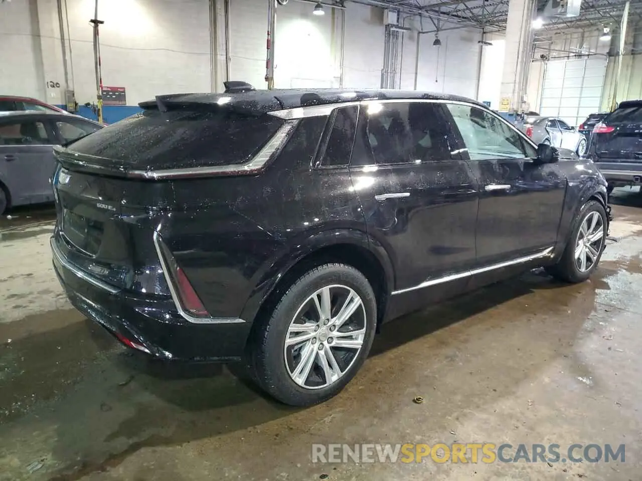 3 fotografías del automóvil dañado 1GYKPMRL1RZ143146 CADILLAC LYRIQ TECH 2024