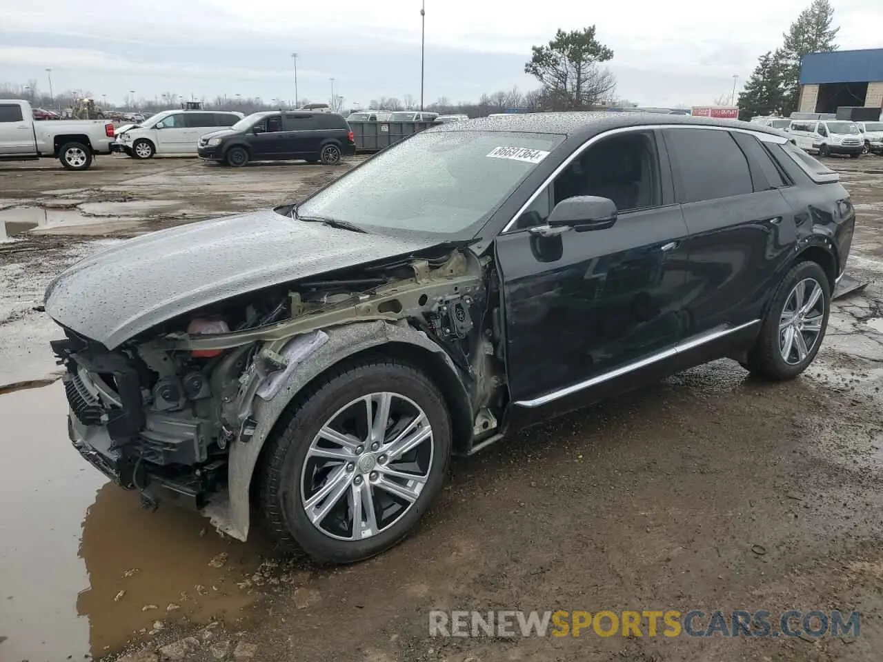 1 fotografías del automóvil dañado 1GYKPMRL2RZ102038 CADILLAC LYRIQ TECH 2024