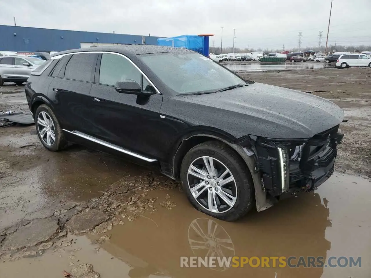 4 fotografías del automóvil dañado 1GYKPMRL2RZ102038 CADILLAC LYRIQ TECH 2024