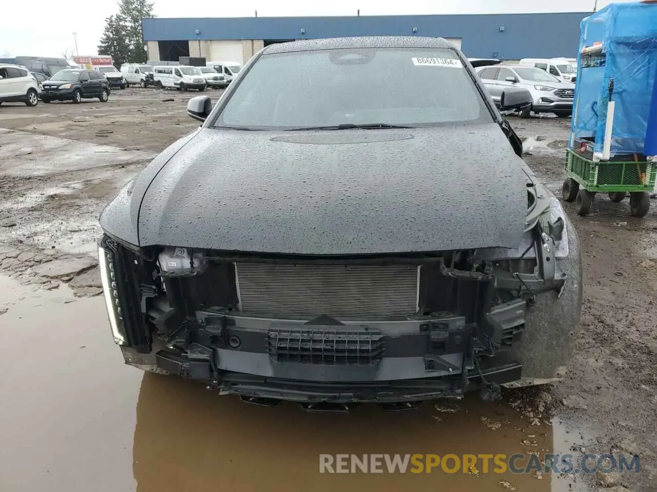 5 fotografías del automóvil dañado 1GYKPMRL2RZ102038 CADILLAC LYRIQ TECH 2024