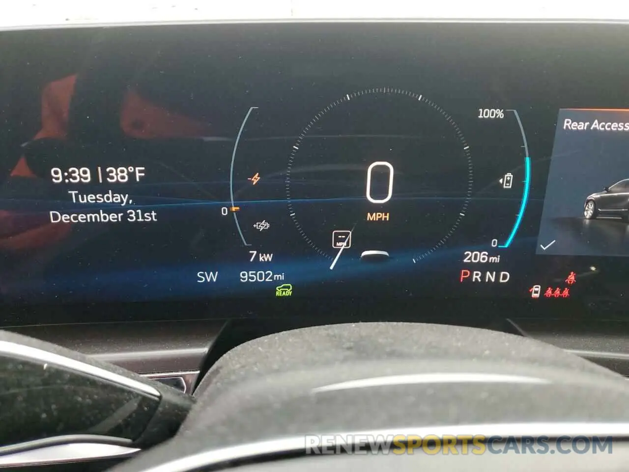 9 fotografías del automóvil dañado 1GYKPMRL2RZ102038 CADILLAC LYRIQ TECH 2024