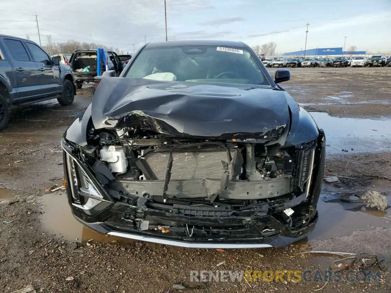 5 fotografías del automóvil dañado 1GYKPMRL5RZ138208 CADILLAC LYRIQ TECH 2024