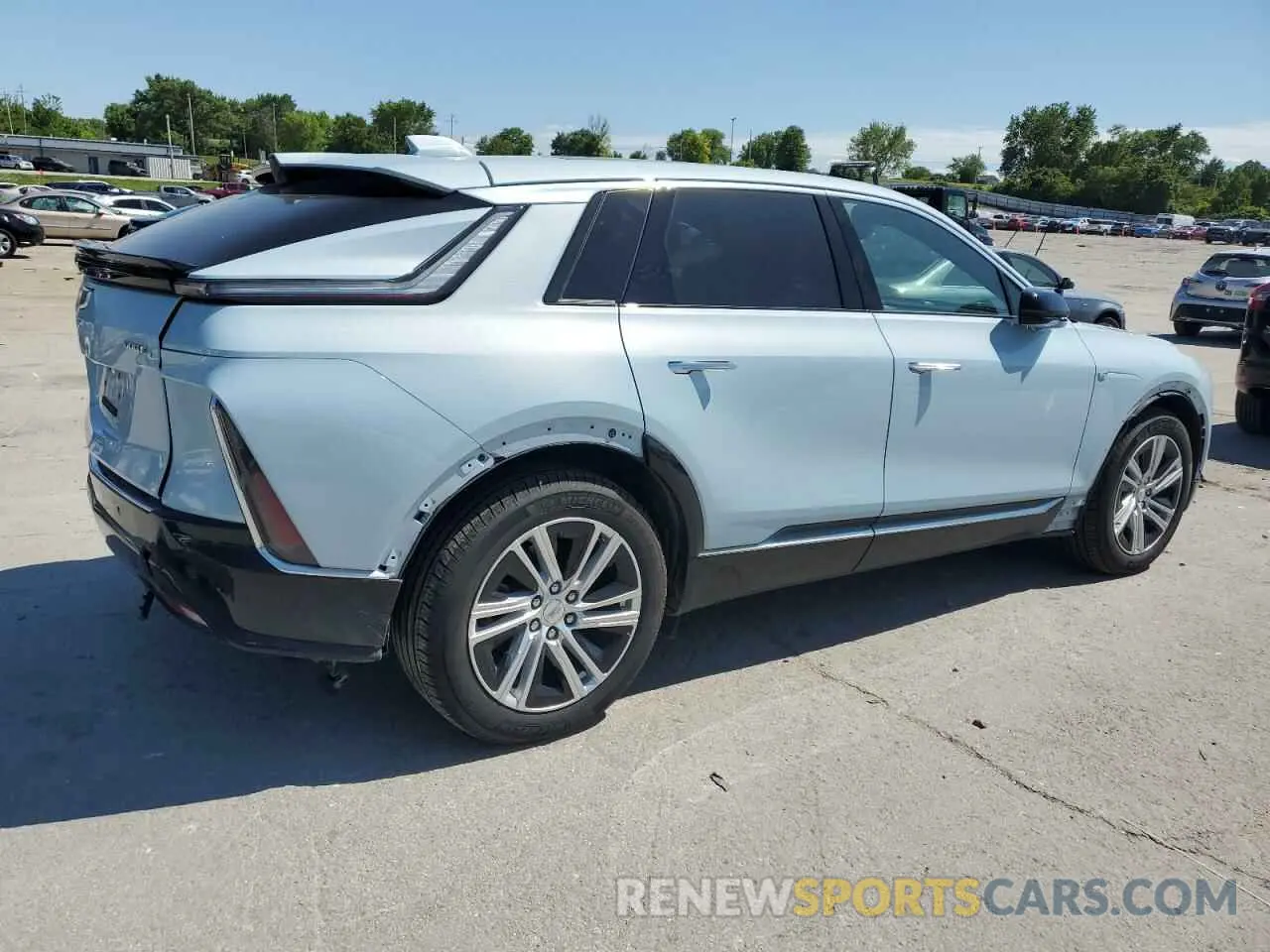 3 fotografías del automóvil dañado 1GYKPMRLXRZ138186 CADILLAC LYRIQ TECH 2024