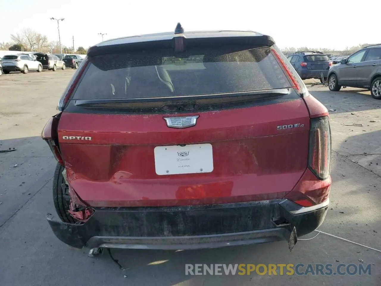 6 fotografías del automóvil dañado 3GYK3GMR7SS146659 CADILLAC OPTIQ SPOR 2025