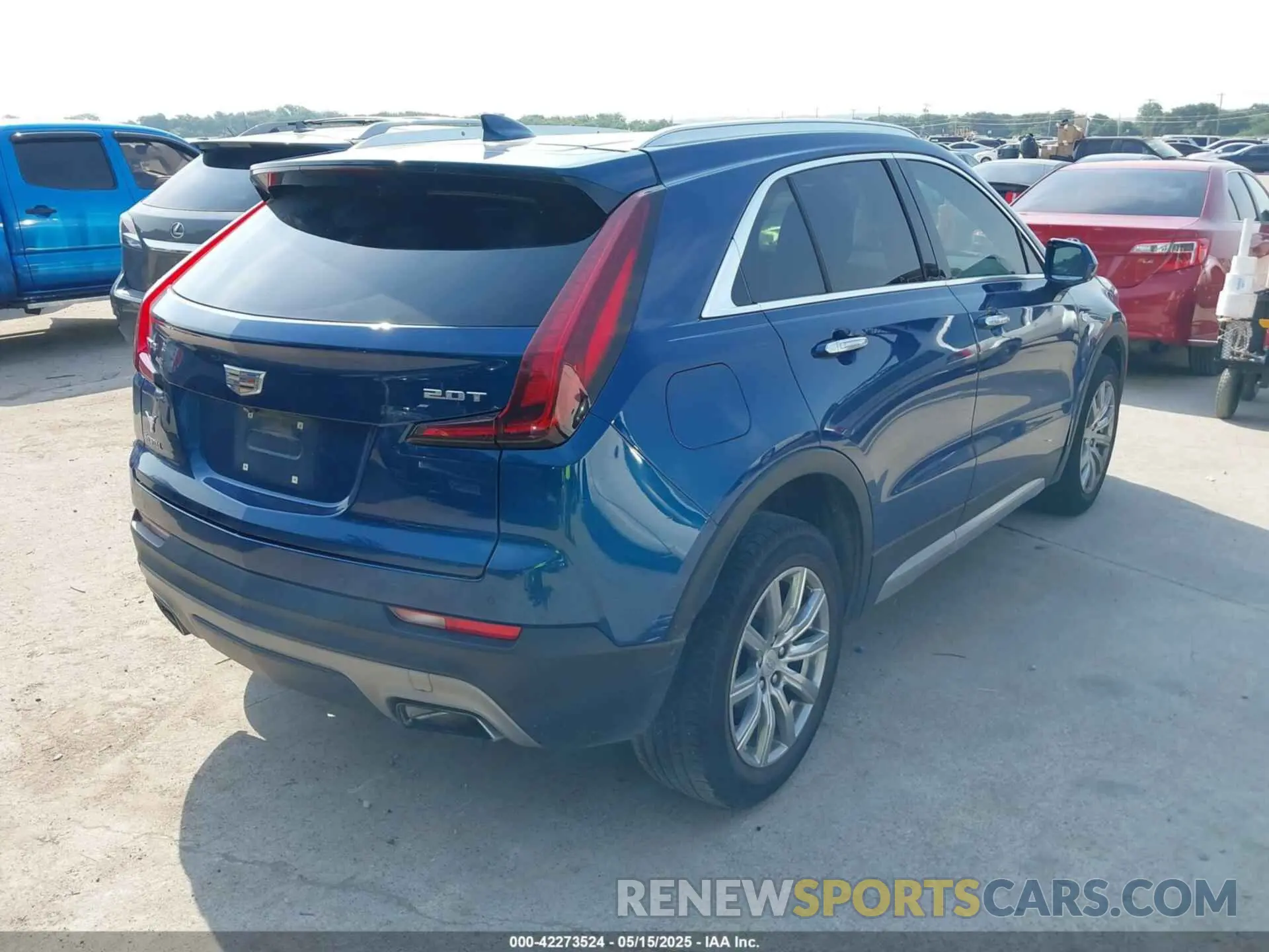 4 fotografías del automóvil dañado 1GYFZCR44KF144295 CADILLAC XT4 2019