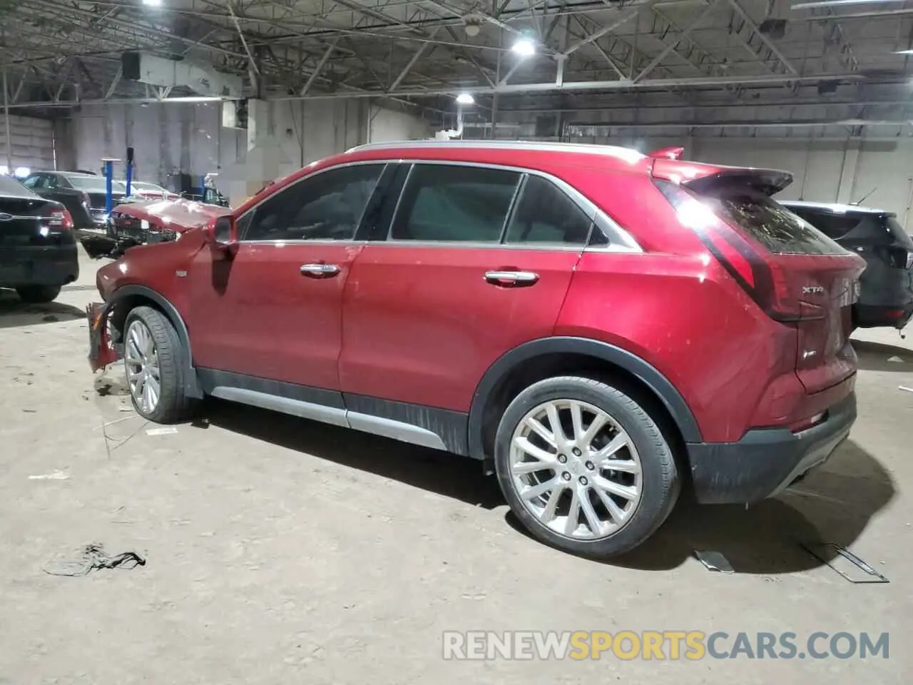 2 fotografías del automóvil dañado 1GYFZDR44KF114297 CADILLAC XT4 2019