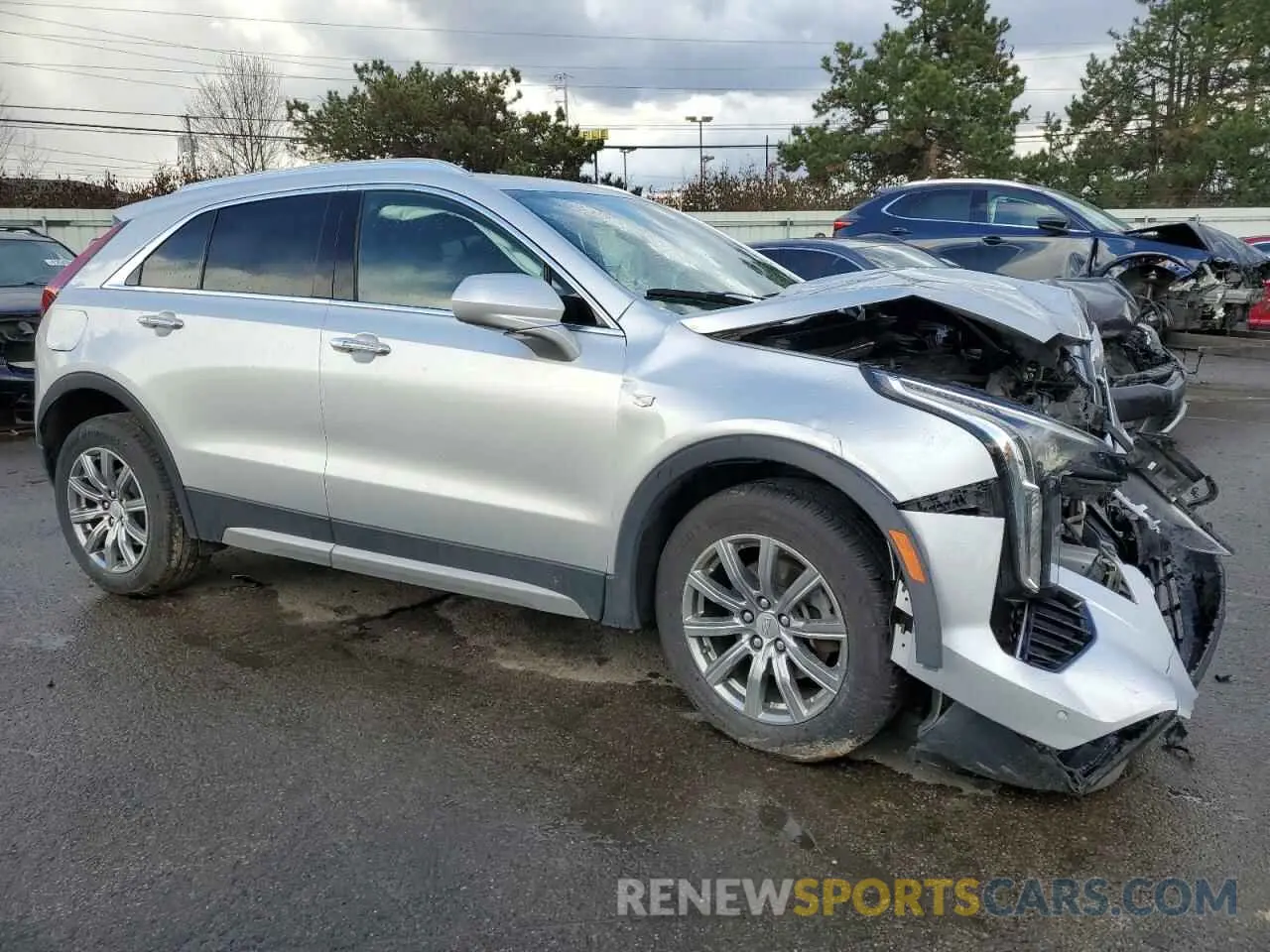 4 fotografías del automóvil dañado 1GYFZDR45KF133229 CADILLAC XT4 2019