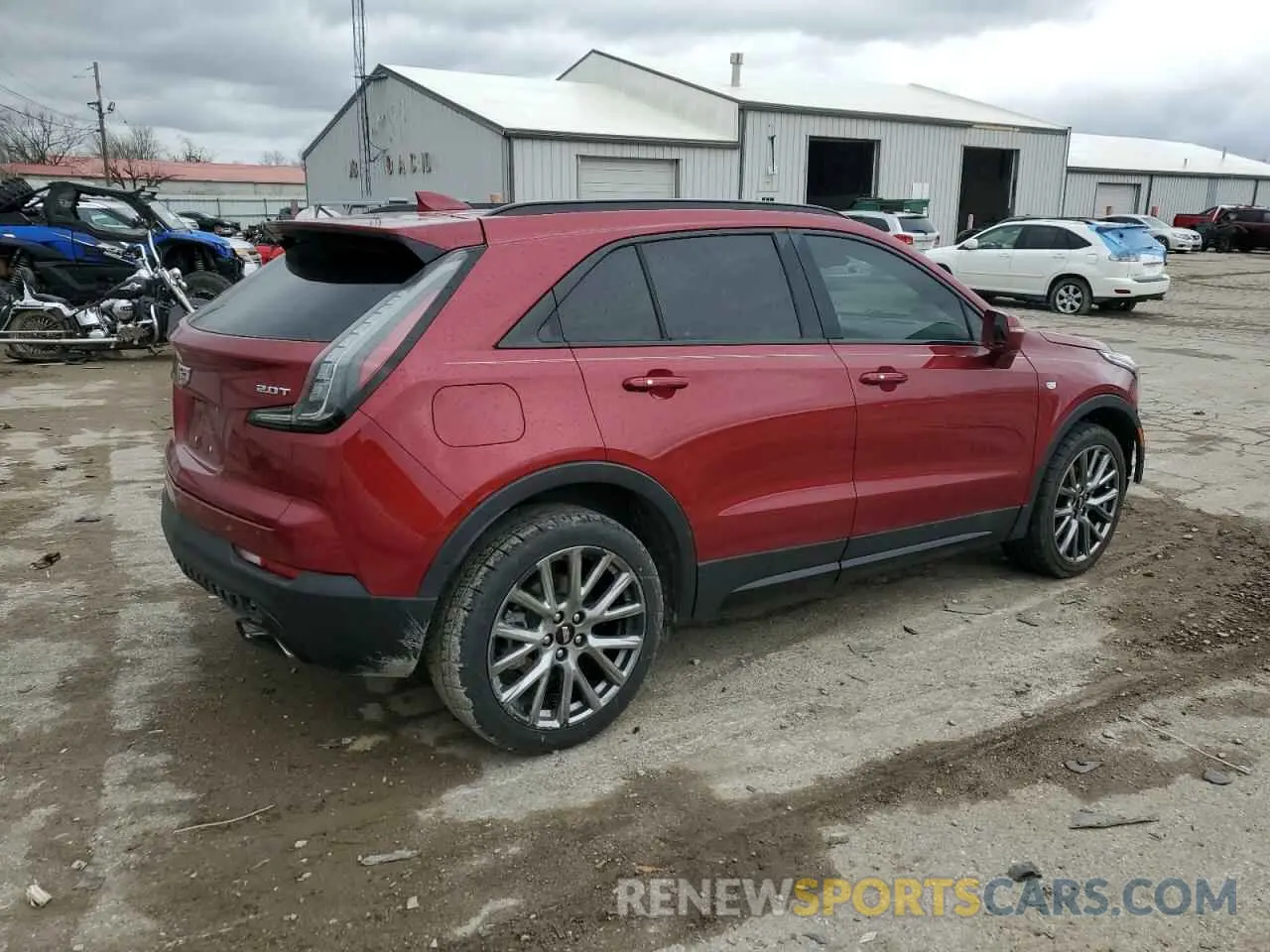 3 fotografías del automóvil dañado 1GYFZER46KF154063 CADILLAC XT4 2019
