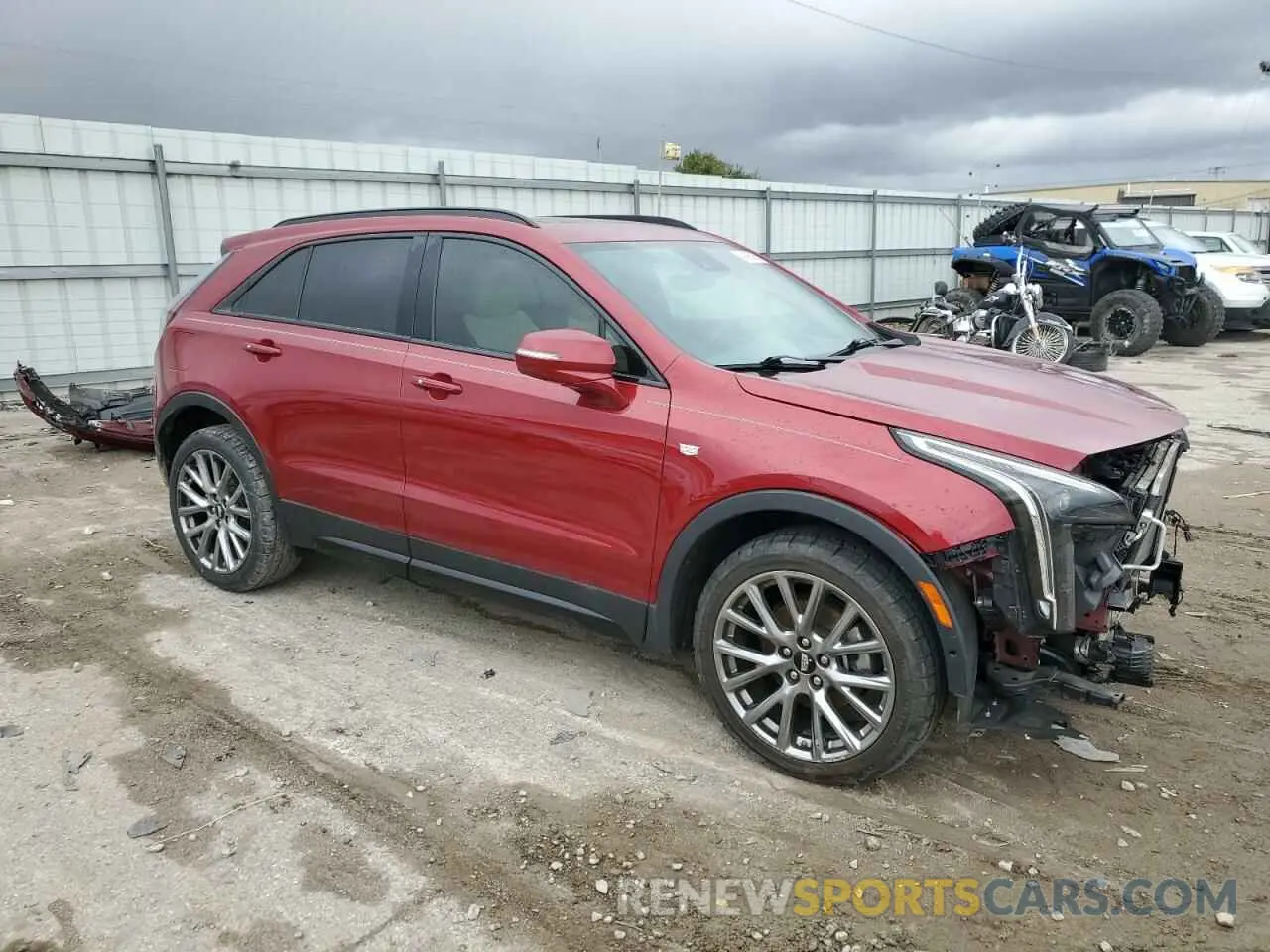 4 fotografías del automóvil dañado 1GYFZER46KF154063 CADILLAC XT4 2019