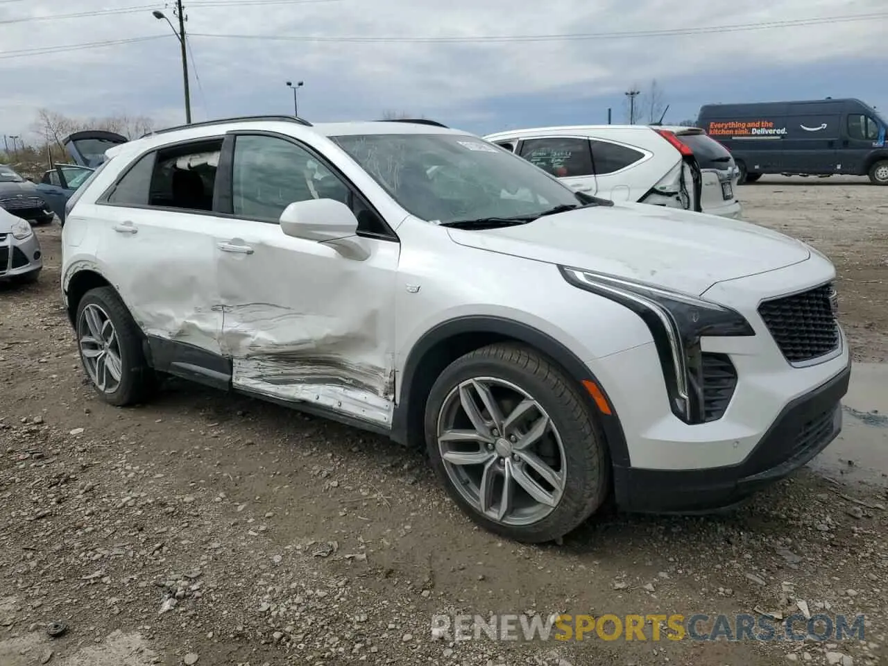 4 fotografías del automóvil dañado 1GYFZER48KF112347 CADILLAC XT4 2019