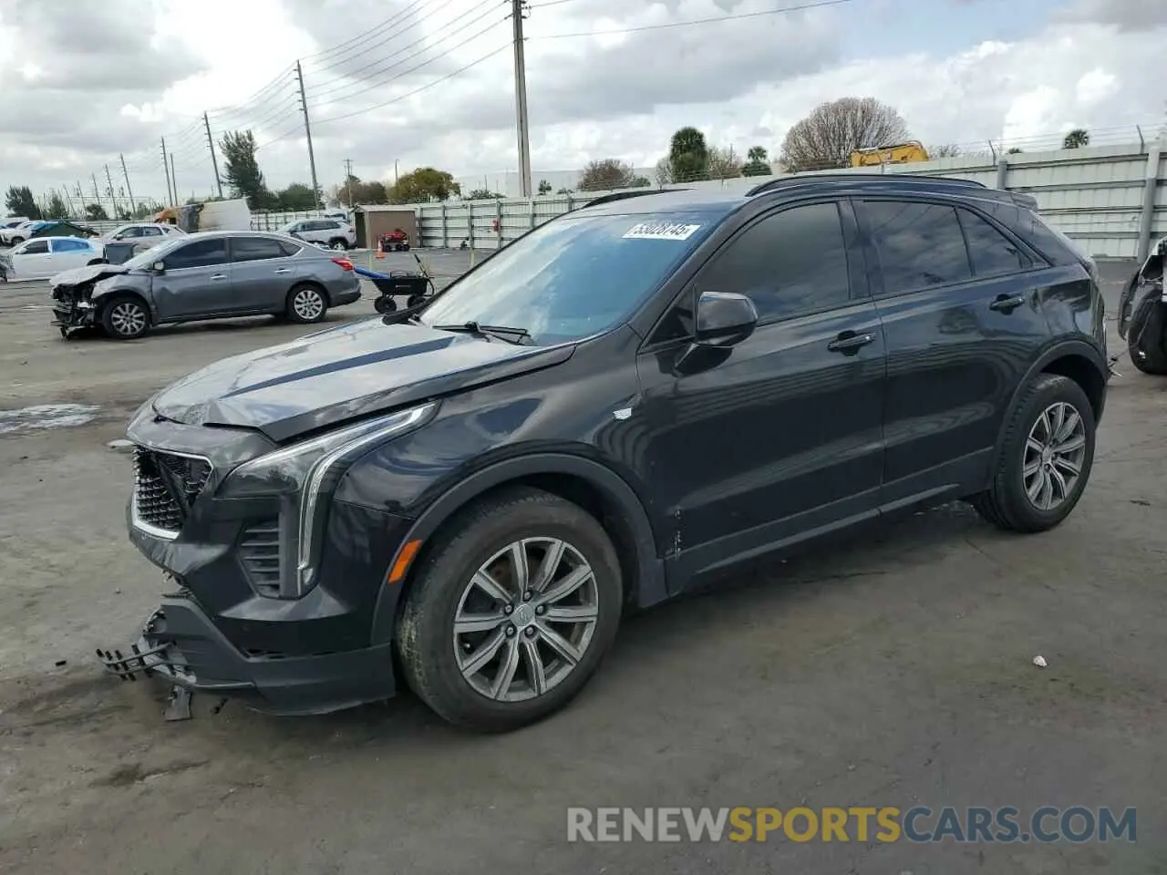 1 fotografías del automóvil dañado 1GYFZER49KF214000 CADILLAC XT4 2019
