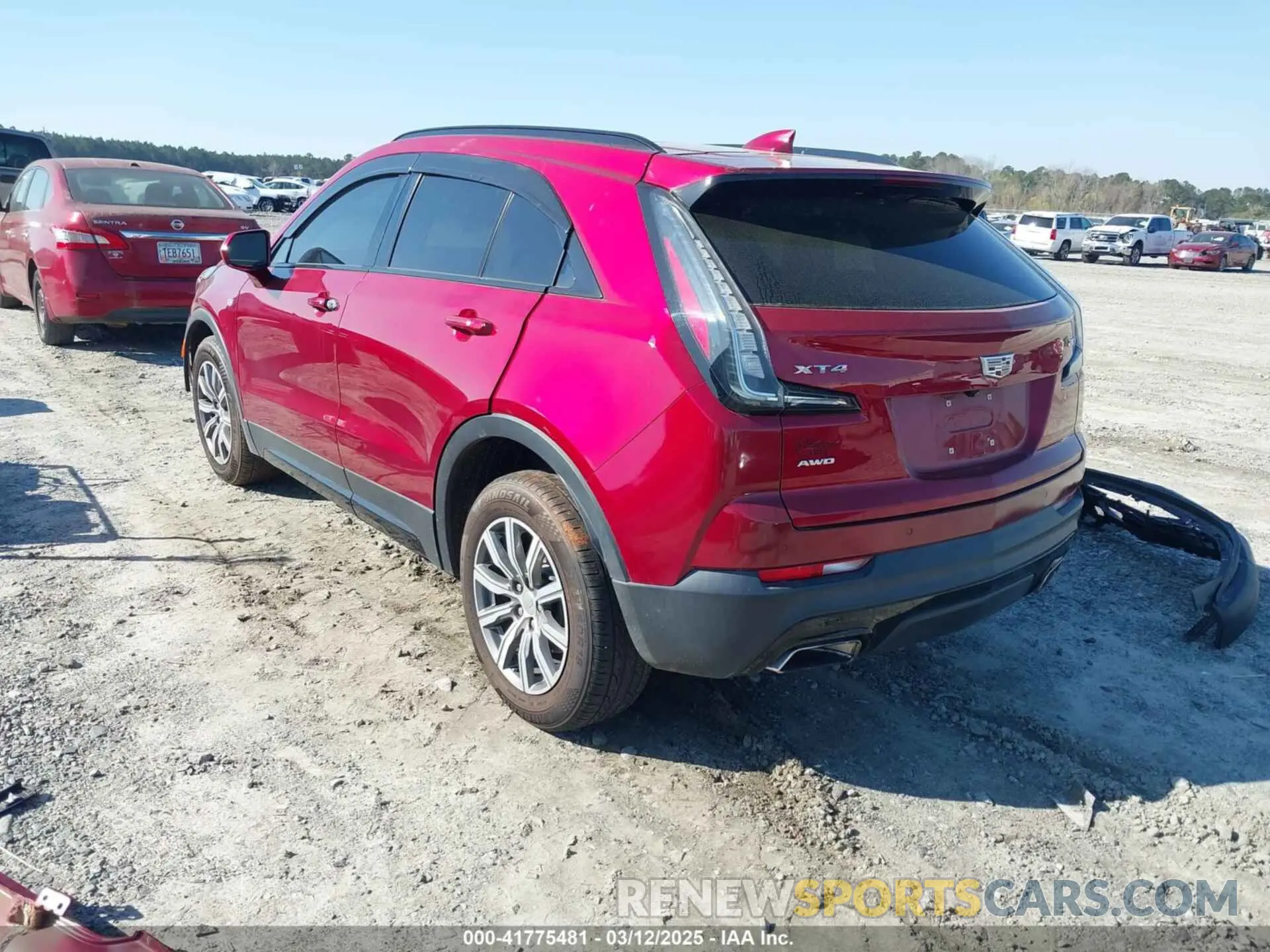 3 fotografías del automóvil dañado 1GYFZFR46KF229396 CADILLAC XT4 2019