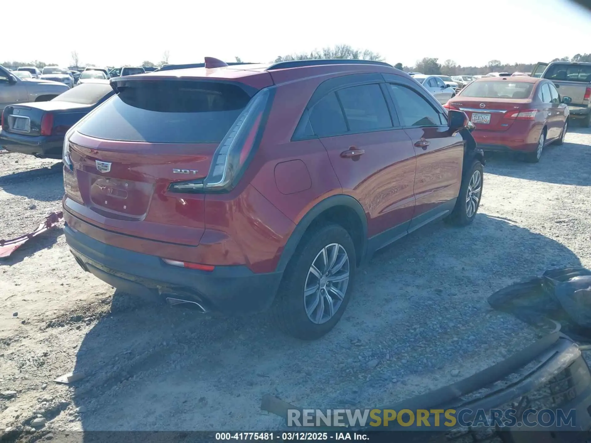 4 fotografías del automóvil dañado 1GYFZFR46KF229396 CADILLAC XT4 2019