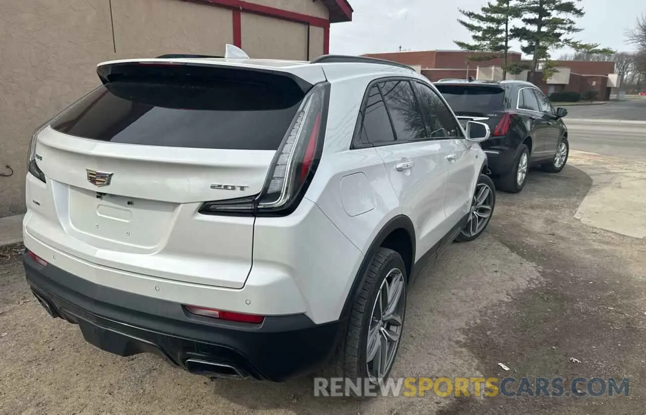 4 fotografías del automóvil dañado 1GYFZFR47KF134541 CADILLAC XT4 2019