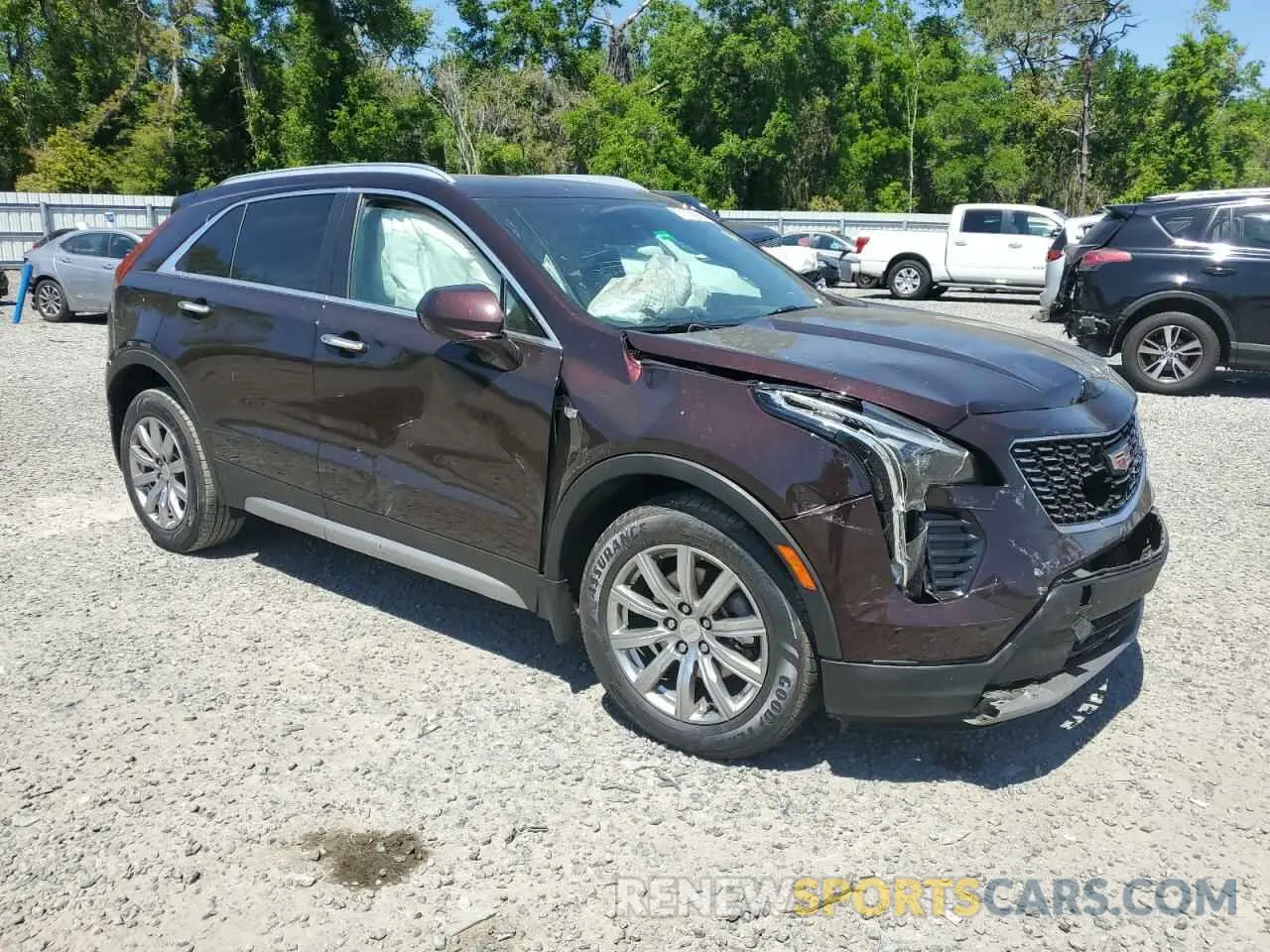 4 fotografías del automóvil dañado 1GYFZCR45LF111016 CADILLAC XT4 2020