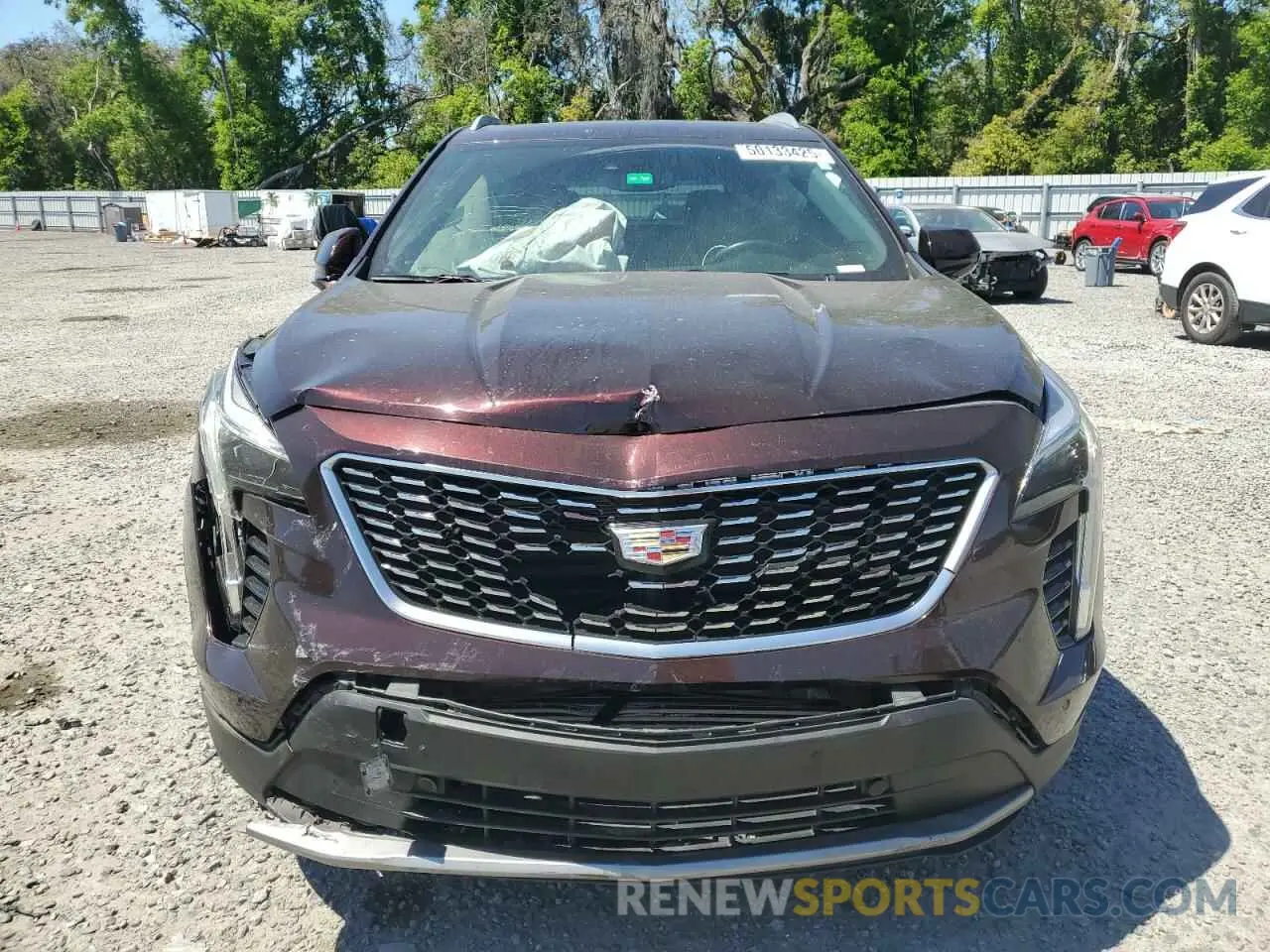 5 fotografías del automóvil dañado 1GYFZCR45LF111016 CADILLAC XT4 2020