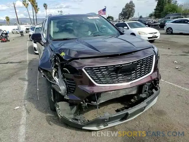 12 fotografías del automóvil dañado 1GYFZCR46LF112188 CADILLAC XT4 2020