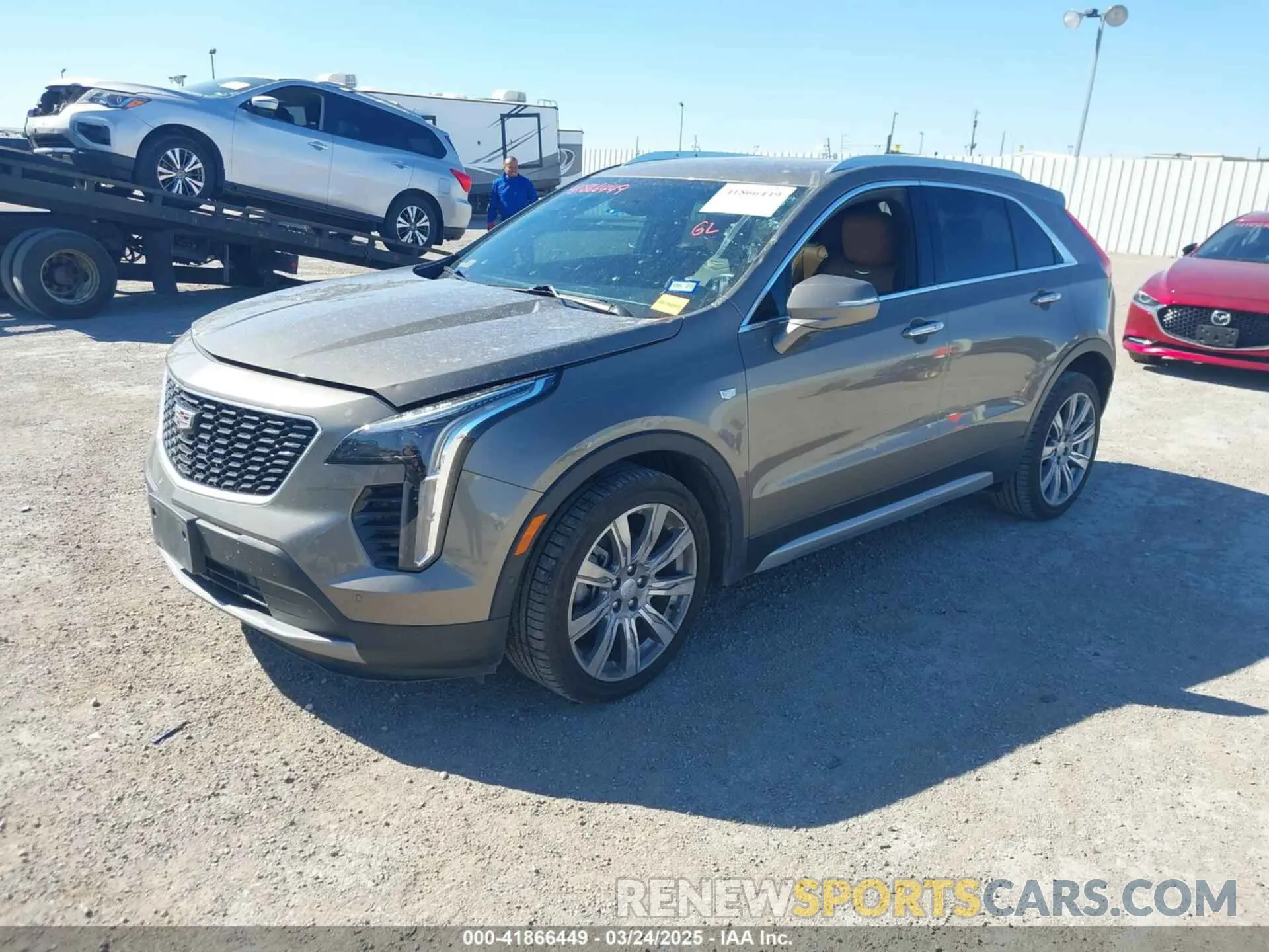 14 fotografías del automóvil dañado 1GYFZCR47LF052986 CADILLAC XT4 2020