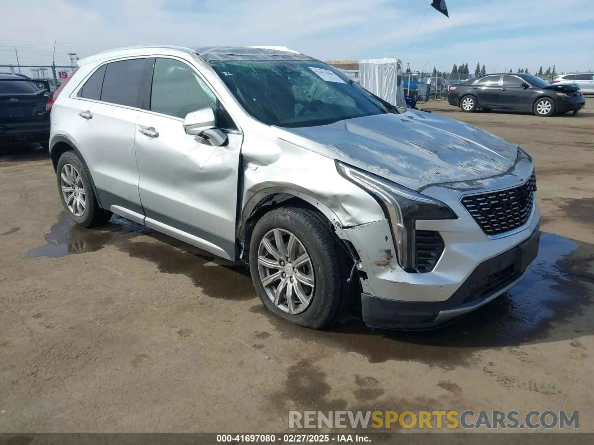 1 fotografías del automóvil dañado 1GYFZCR48LF037235 CADILLAC XT4 2020
