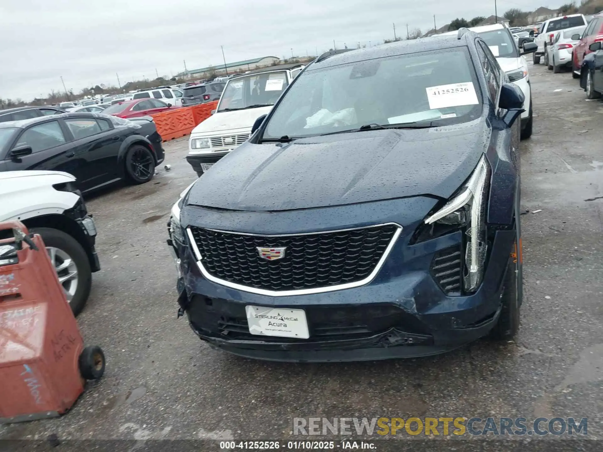 6 fotografías del automóvil dañado 1GYFZER40LF138071 CADILLAC XT4 2020