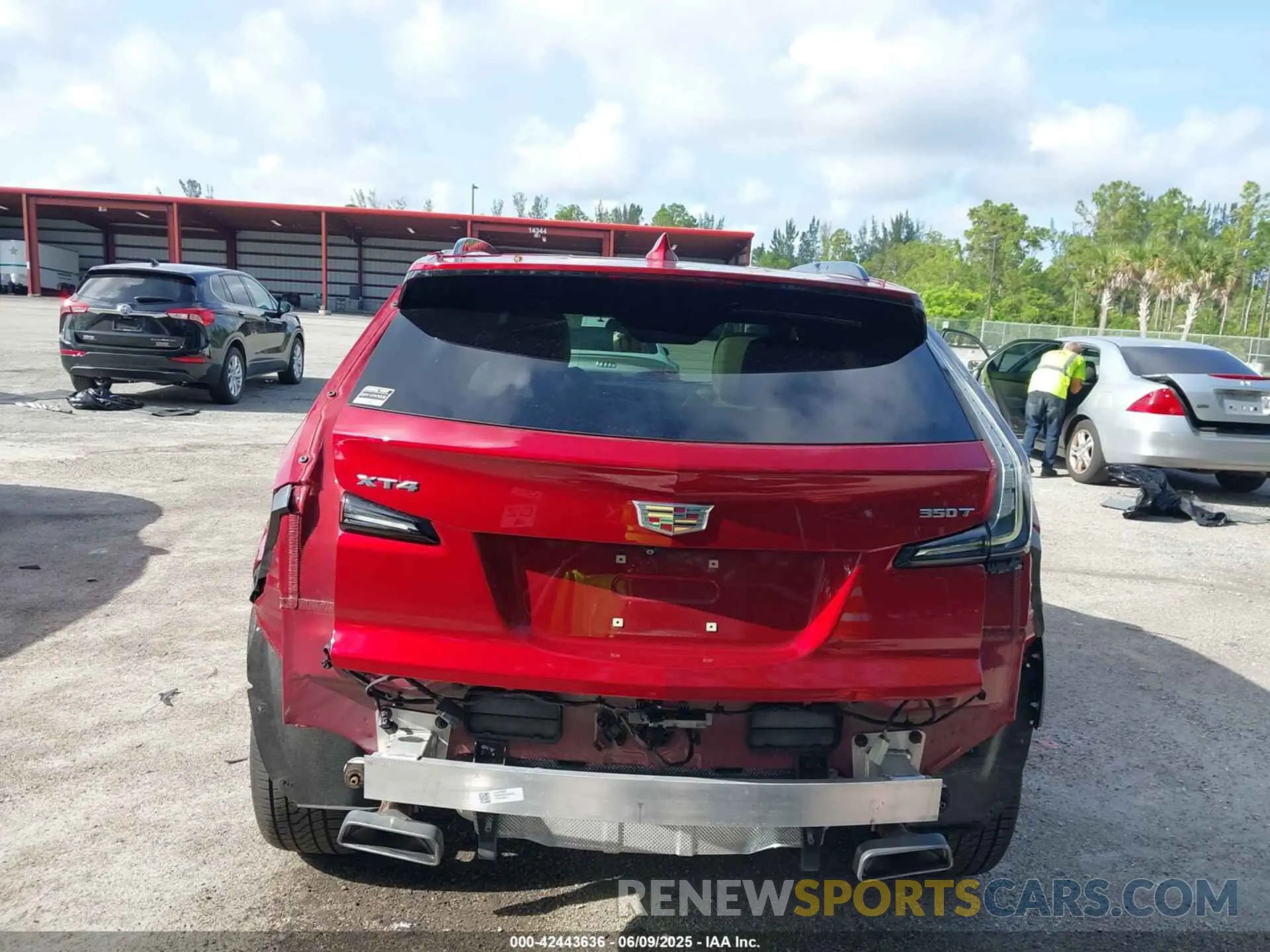6 fotografías del automóvil dañado 1GYFZER44LF116168 CADILLAC XT4 2020