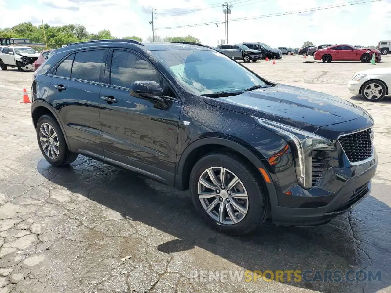 4 fotografías del automóvil dañado 1GYFZER48LF012489 CADILLAC XT4 2020