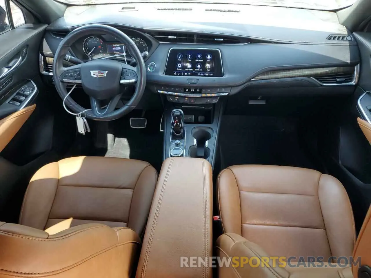 8 fotografías del automóvil dañado 1GYFZER48LF012489 CADILLAC XT4 2020