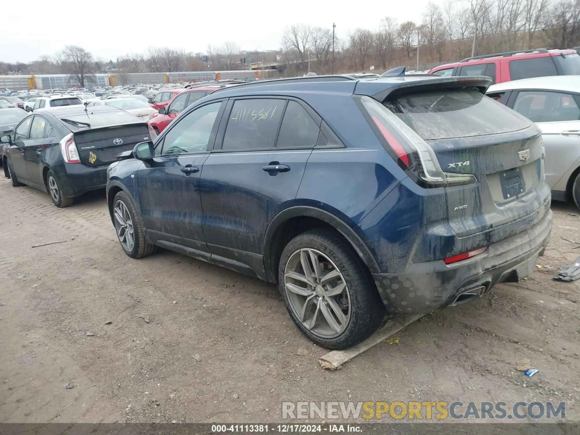 3 fotografías del automóvil dañado 1GYFZFR48LF101467 CADILLAC XT4 2020
