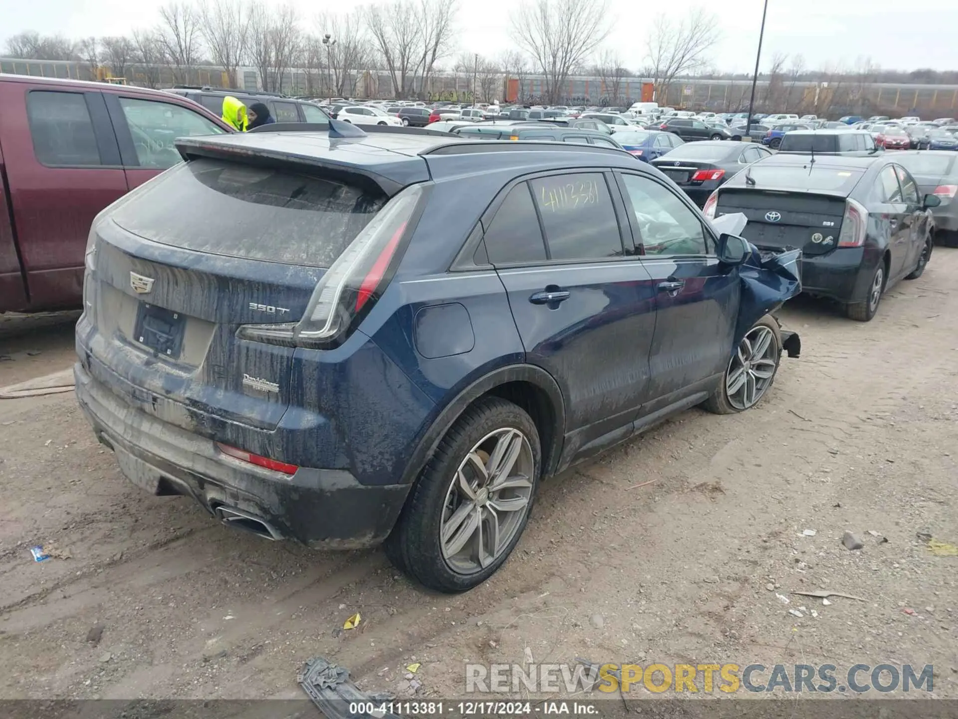 4 fotografías del automóvil dañado 1GYFZFR48LF101467 CADILLAC XT4 2020