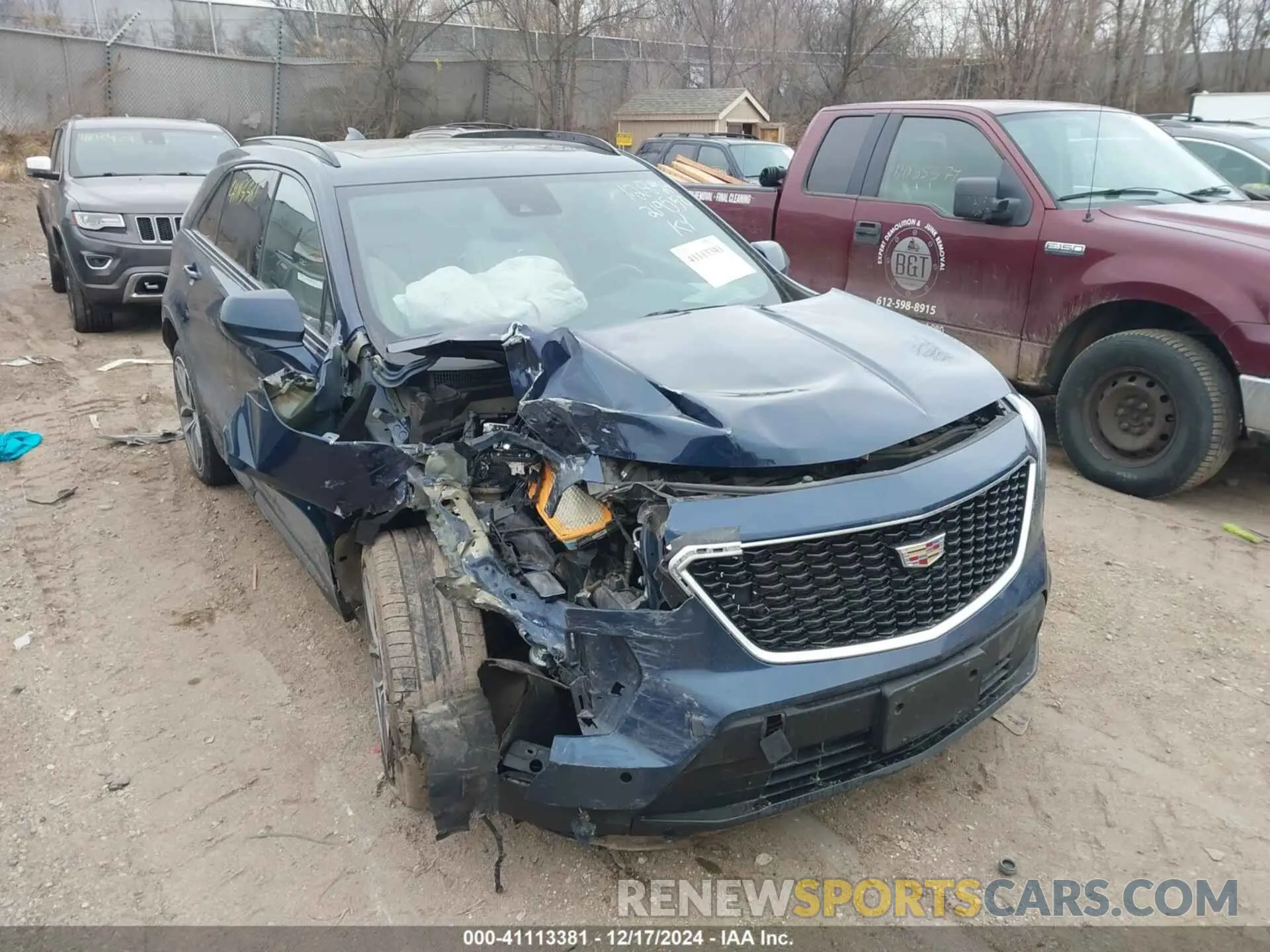 6 fotografías del automóvil dañado 1GYFZFR48LF101467 CADILLAC XT4 2020