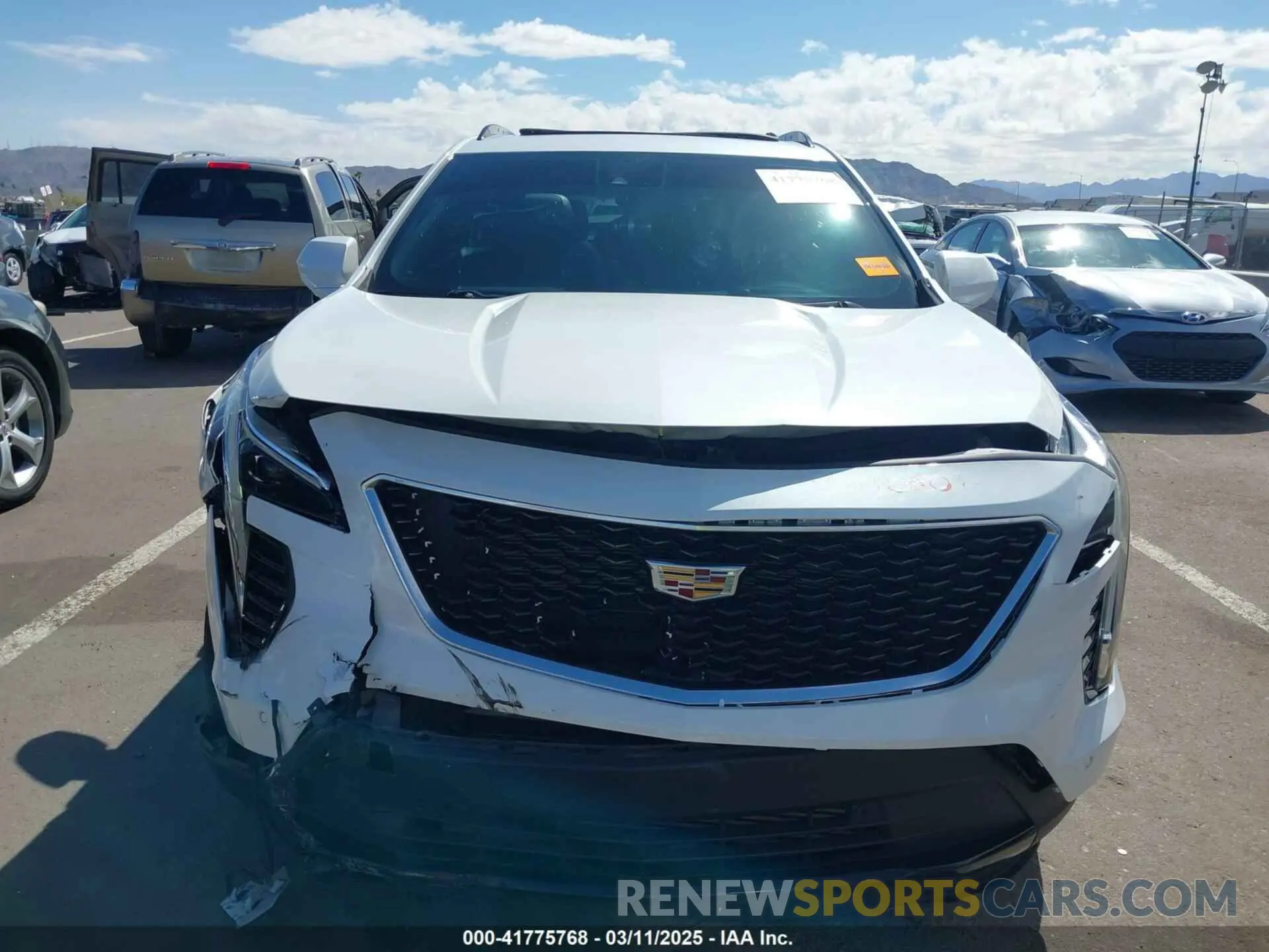 6 fotografías del automóvil dañado 1GYFZFR48LF122917 CADILLAC XT4 2020
