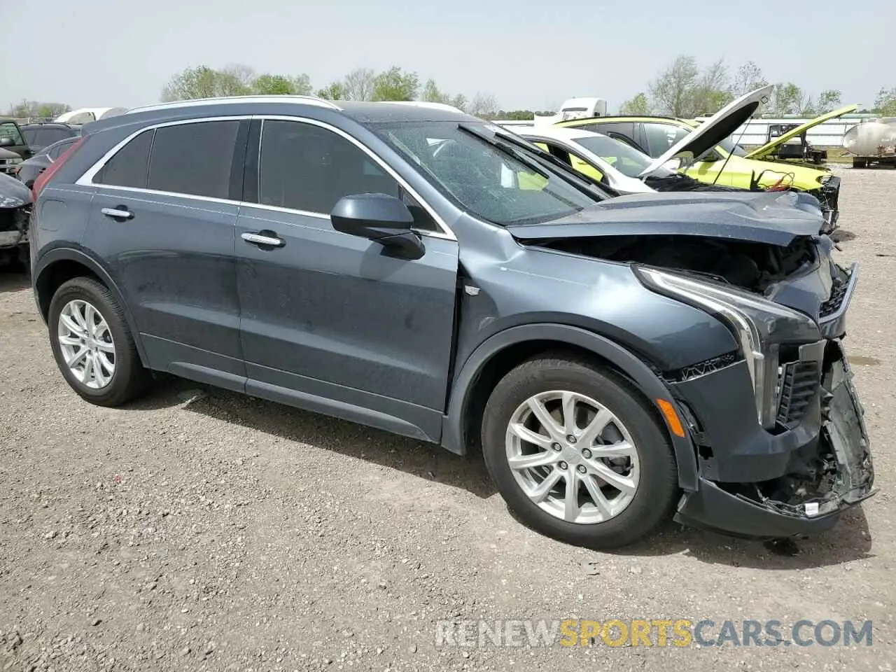 4 fotografías del automóvil dañado 1GYAZAR45MF000983 CADILLAC XT4 2021