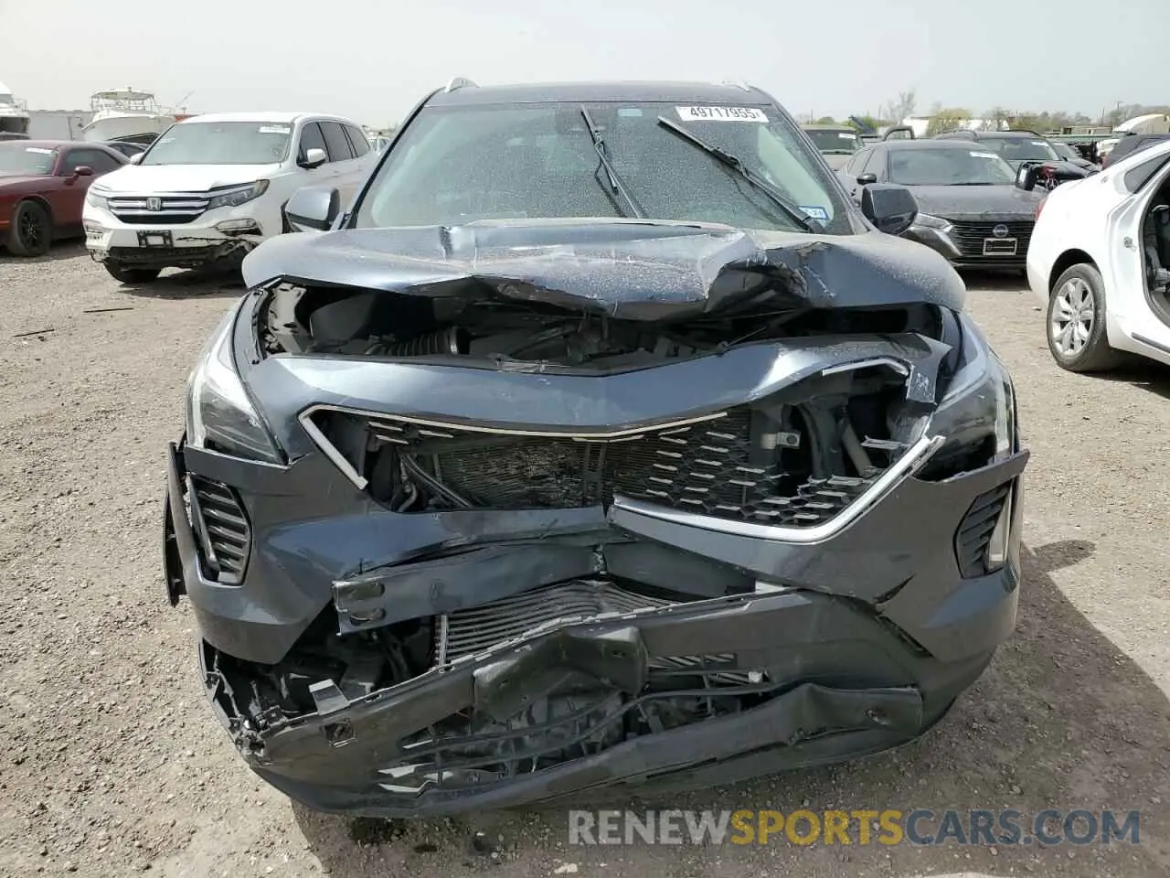 5 fotografías del automóvil dañado 1GYAZAR45MF000983 CADILLAC XT4 2021