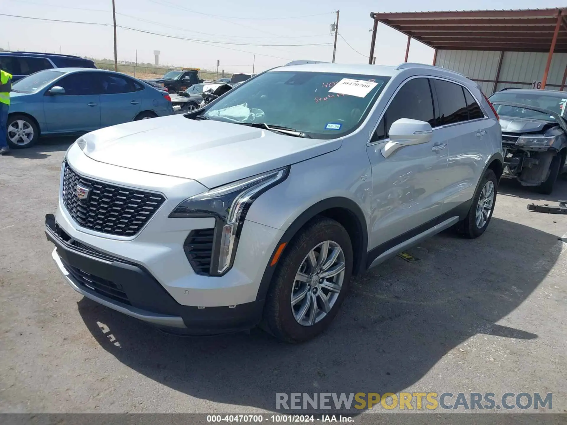 2 fotografías del automóvil dañado 1GYFZCR42MF005253 CADILLAC XT4 2021