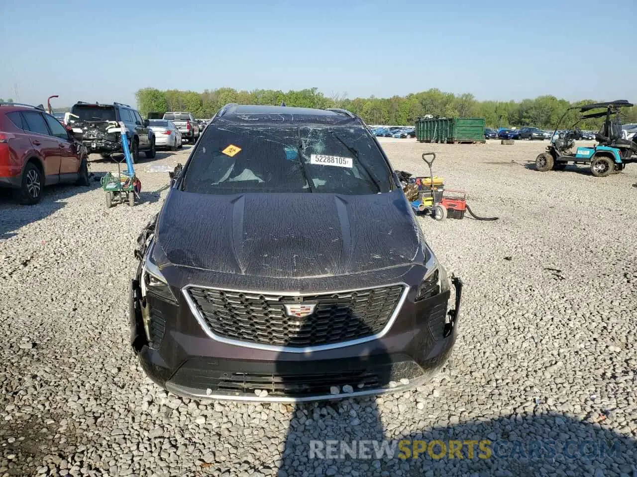 5 fotografías del automóvil dañado 1GYFZCR45MF002654 CADILLAC XT4 2021