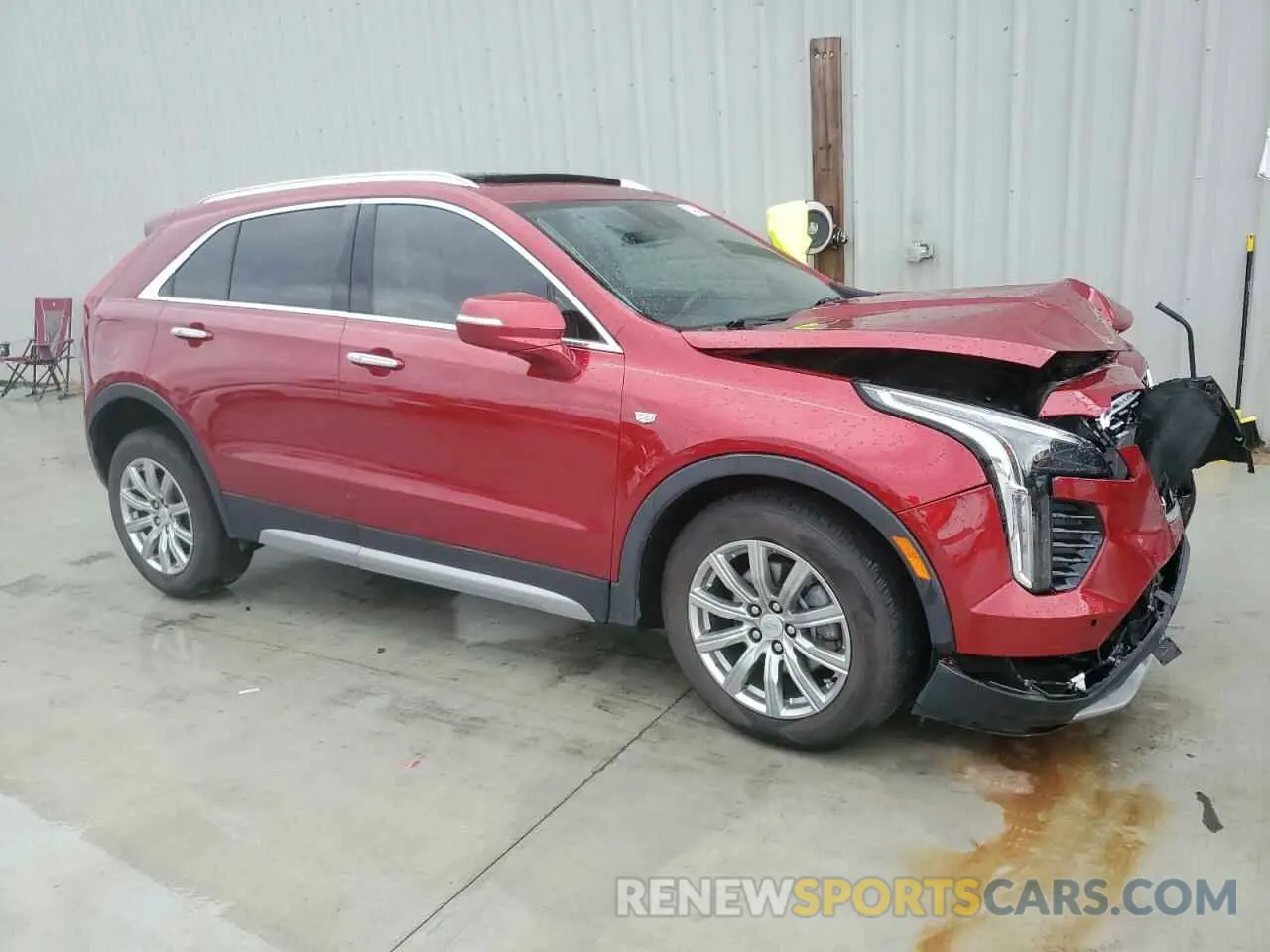 4 fotografías del automóvil dañado 1GYFZCR45MF040921 CADILLAC XT4 2021