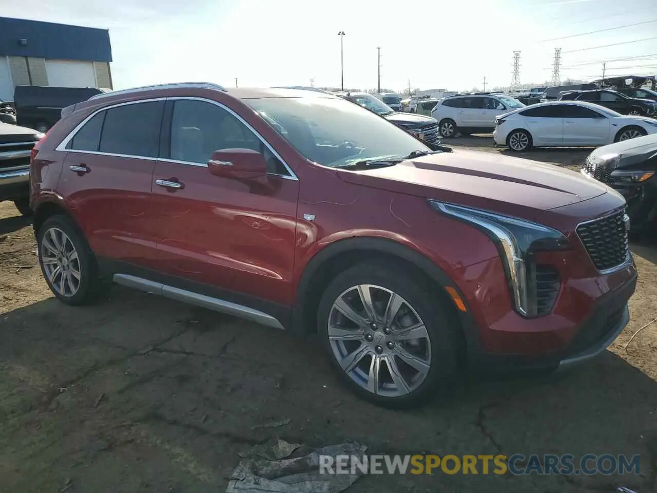 4 fotografías del automóvil dañado 1GYFZDR43MF016770 CADILLAC XT4 2021