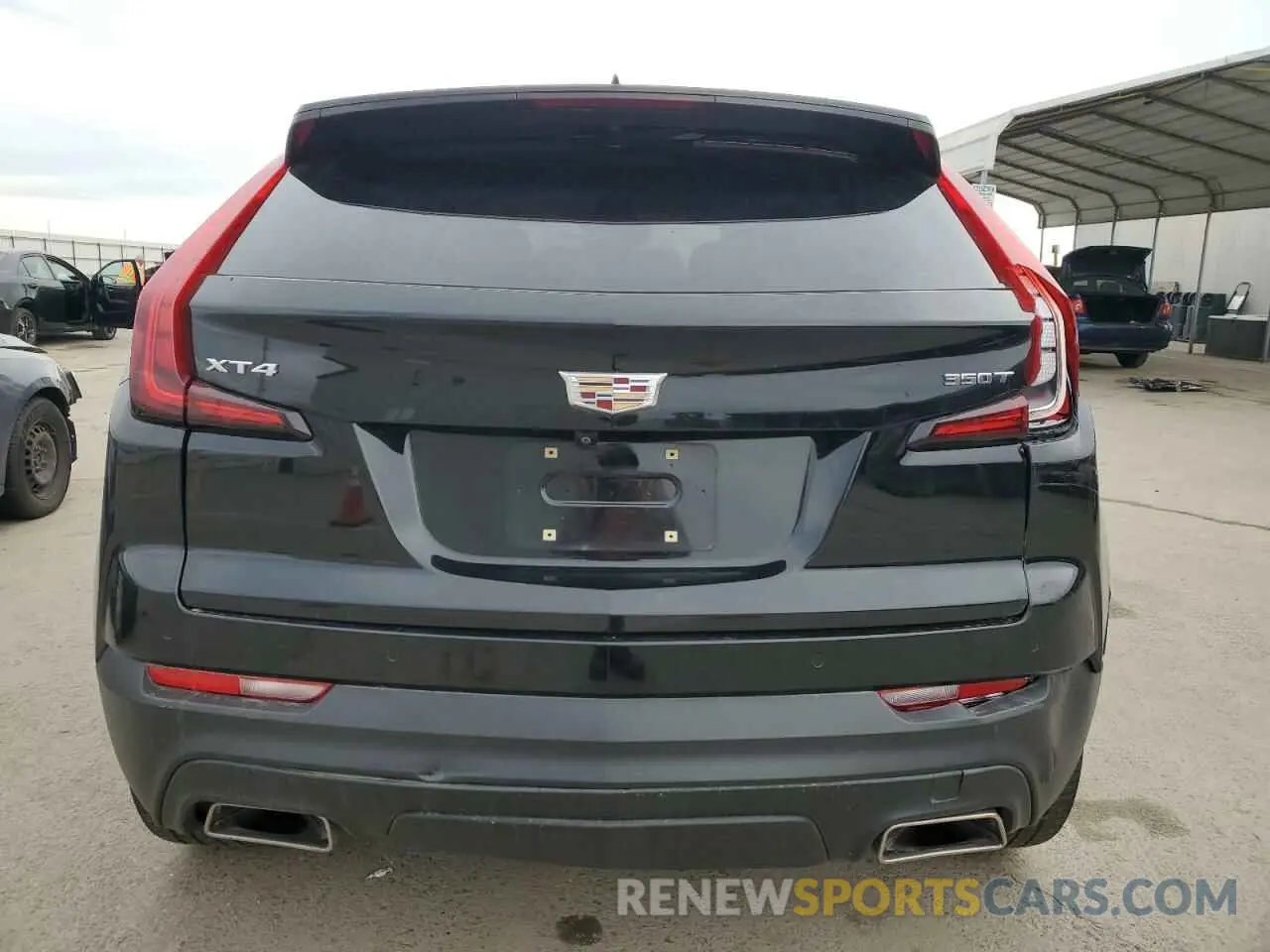 6 fotografías del automóvil dañado 1GYAZAR42NF120533 CADILLAC XT4 2022
