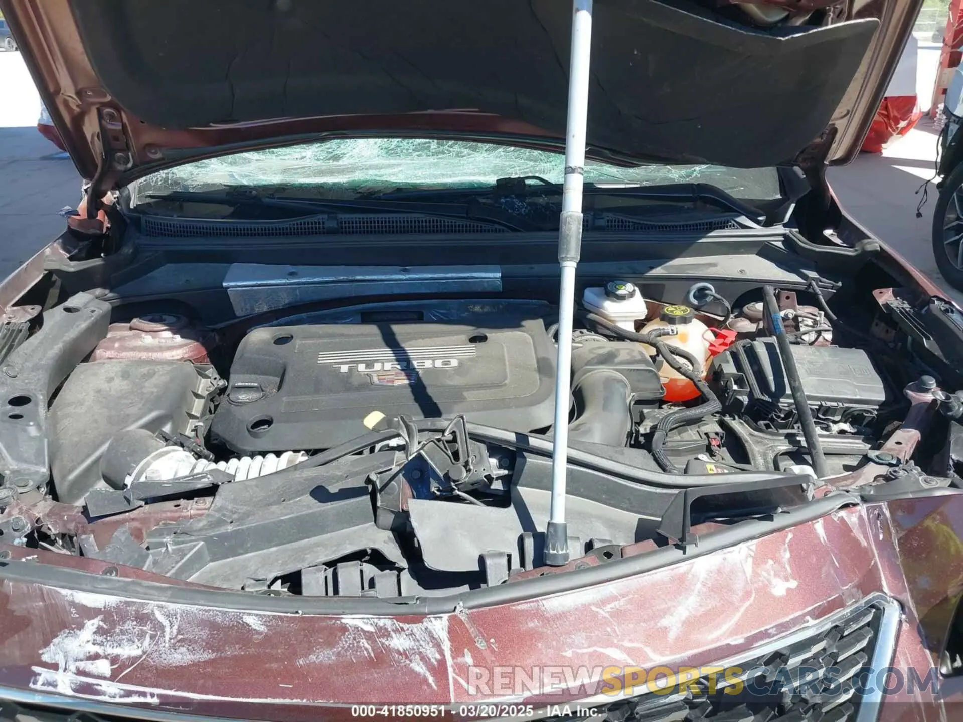 10 fotografías del automóvil dañado 1GYAZAR42NF162880 CADILLAC XT4 2022