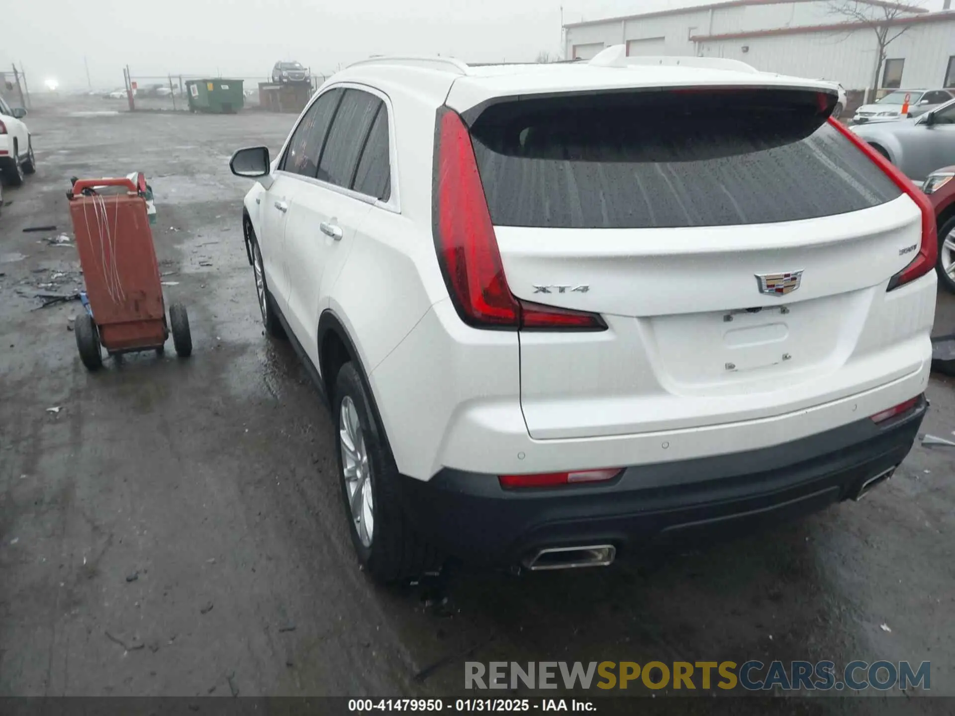 3 fotografías del automóvil dañado 1GYAZAR45NF168088 CADILLAC XT4 2022