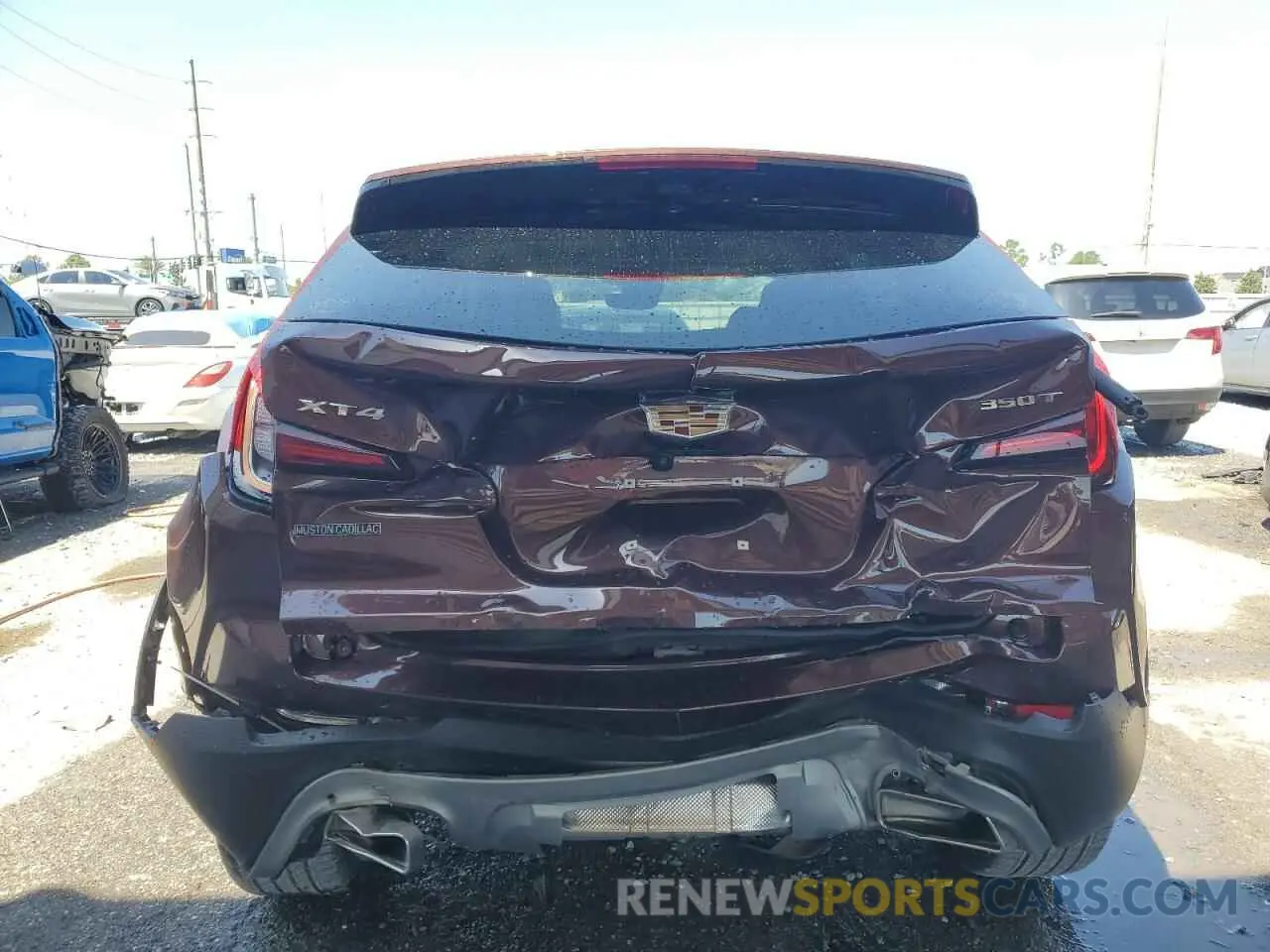 6 fotografías del automóvil dañado 1GYFZCR48NF123518 CADILLAC XT4 2022