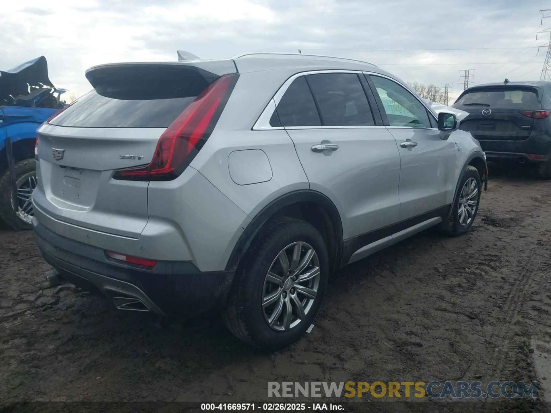 4 fotografías del automóvil dañado 1GYFZDR43NF152561 CADILLAC XT4 2022