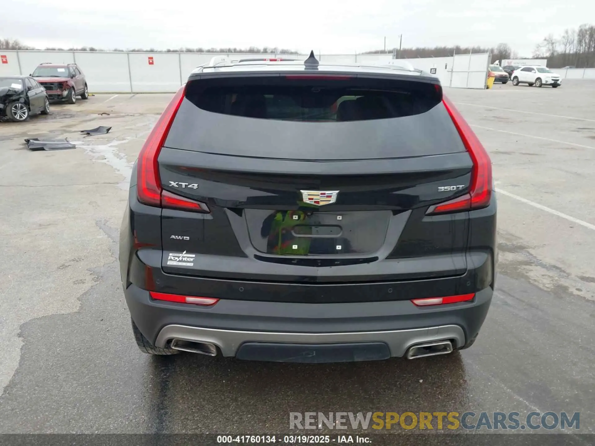 17 fotografías del automóvil dañado 1GYFZDR46NF100082 CADILLAC XT4 2022