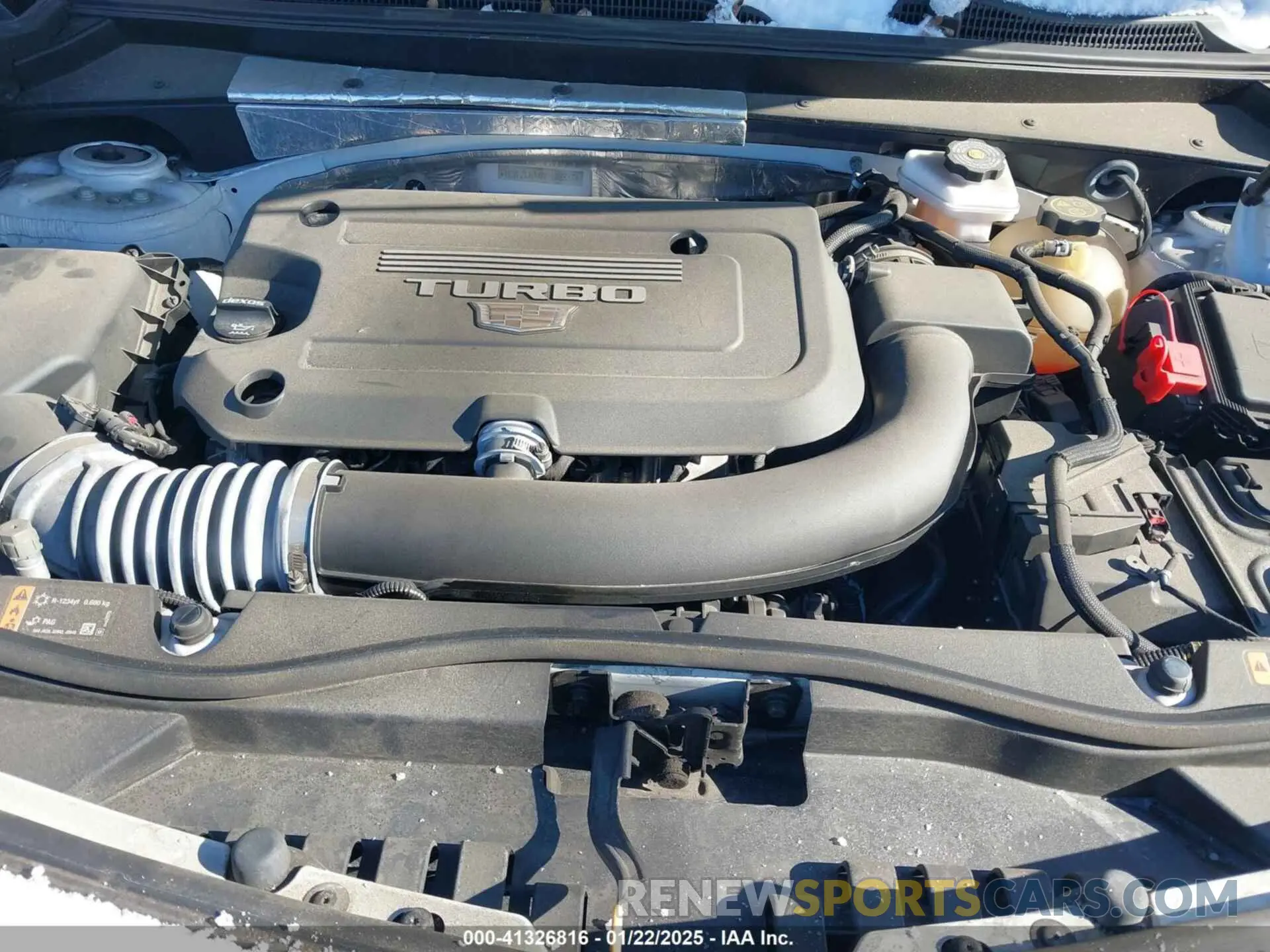 10 fotografías del automóvil dañado 1GYFZDR4XNF139337 CADILLAC XT4 2022