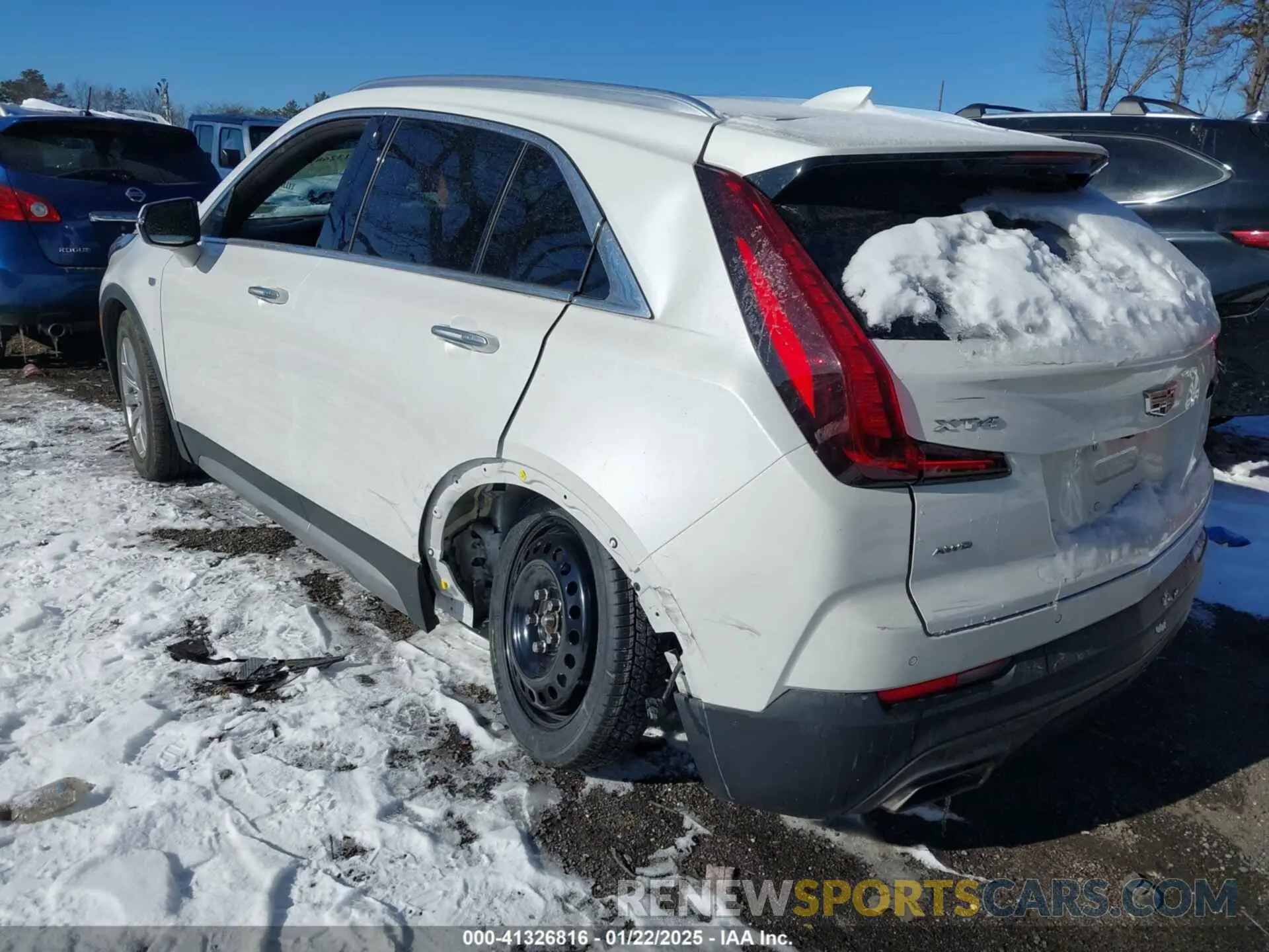 3 fotografías del automóvil dañado 1GYFZDR4XNF139337 CADILLAC XT4 2022