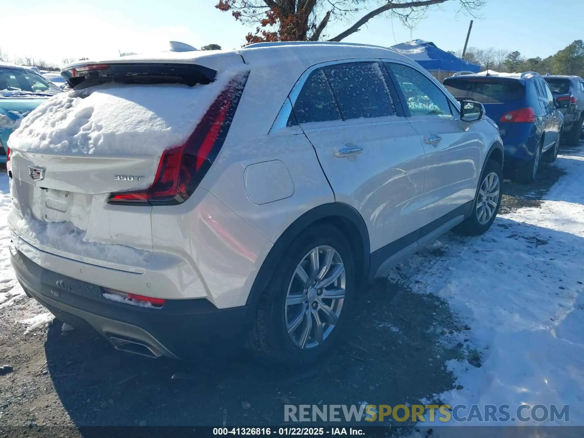 4 fotografías del automóvil dañado 1GYFZDR4XNF139337 CADILLAC XT4 2022