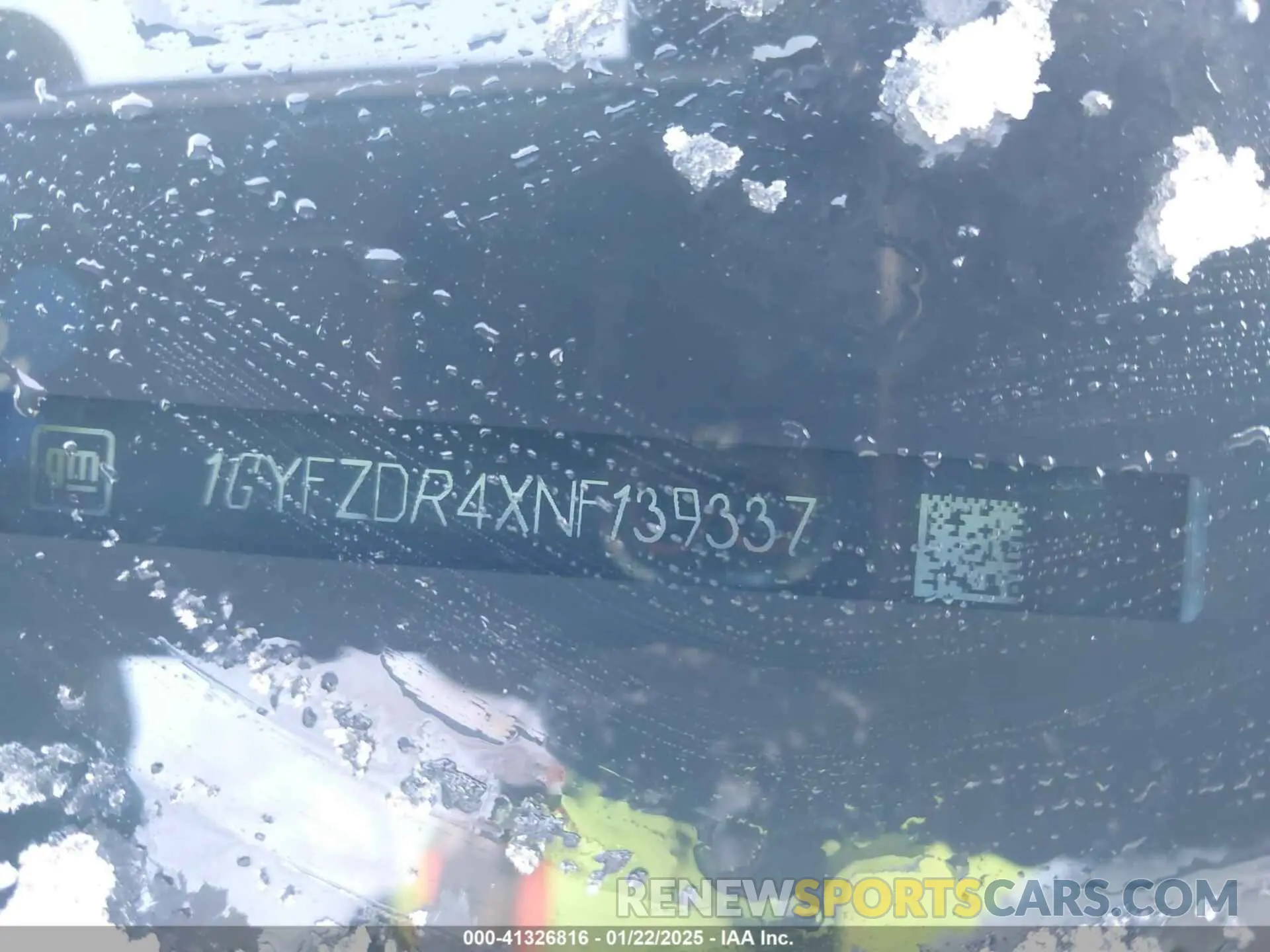 9 fotografías del automóvil dañado 1GYFZDR4XNF139337 CADILLAC XT4 2022
