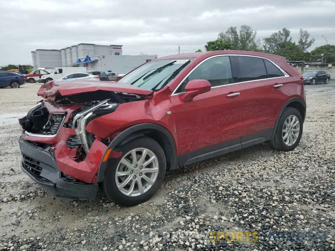 1 fotografías del automóvil dañado 1GYAZAR40PF130576 CADILLAC XT4 2023