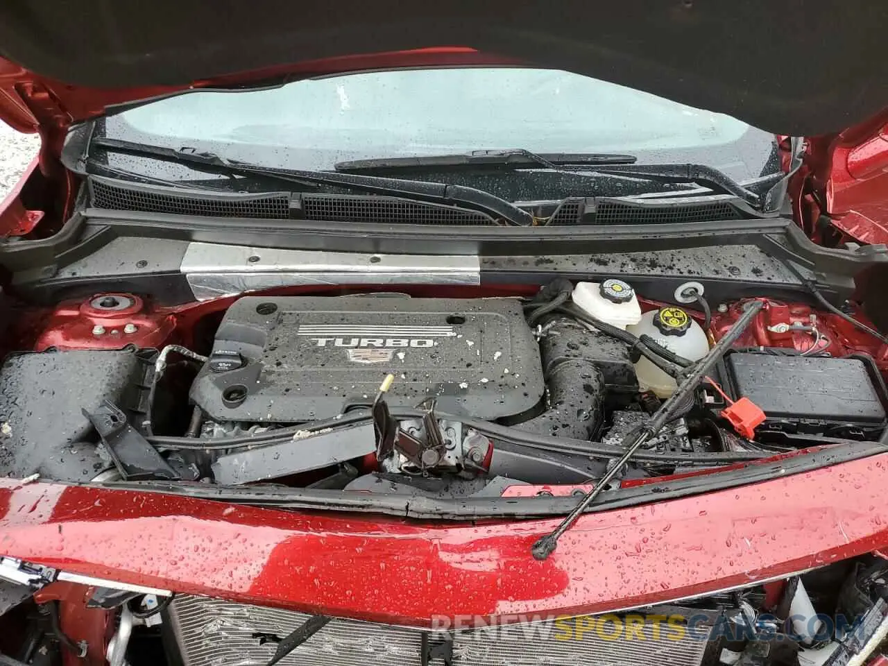 12 fotografías del automóvil dañado 1GYAZAR40PF130576 CADILLAC XT4 2023
